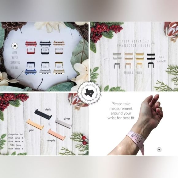 Camouflage Scrunchies Watch Band for Apple Watch, Fitbit Sense 2 Versa 432 Lite - Picture 5 of 5